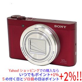 【中古】SONY製 Cyber-shot DSC-WX500 レッド/1820万画素