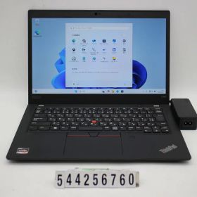 Lenovo ThinkPad X395 Ryzen 5 PRO 3500U 2.1GHz/8GB/256GB(SSD)/13.3W/FHD(1920x1080)/Win11 文字消えあり【中古】【20250710】