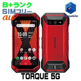 ★美品★KYG01 TORQUE 5G レッド 050665-