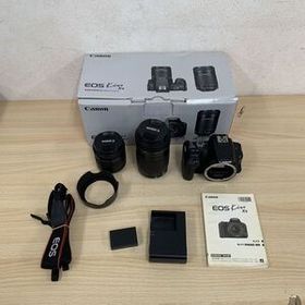 中古品 デジタル一眼レフカメラ キヤノン Canon EOS Kiss X9 ダブルズームキット EF-S 18-55 / 55-250 Kit デジタルカメラ