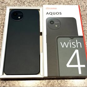 docomo AQUOS wish 4 ブラック 6.6インチ 64GB スミ