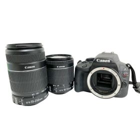 【中古】 Canon EOS Kiss X7 EF-S 18-55 IS STM / EF-S 55-250mm 4-5.6 IS II レンズキット デジタル一眼レフ カメラ キャノン 中古 O10624381