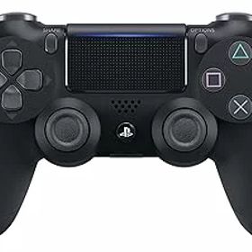 【中古】【純正品】ワイヤレスコントローラー (DUALSHOCK 4) ジェット・ブラック (CUH-ZCT2J)