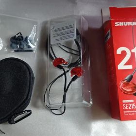 Shure SE215 有線イヤホン レッド SE215SPE-RD-A