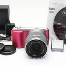 AA (極上美品) SONY ソニー NEX-C3 ピンク 18-55mm レンズキット 初期不良返品無料 11-83