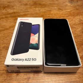 新品未使用 Galaxy A22 5G ブラック 64GB
