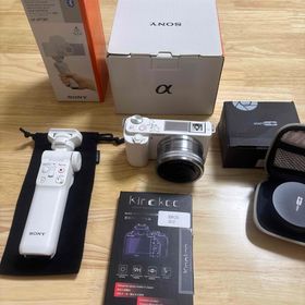 ソニー(SONY)のSONY VLOGCAM パワーズームレンズキット ホワイト ZV-E10L(W(ミラーレス一眼)