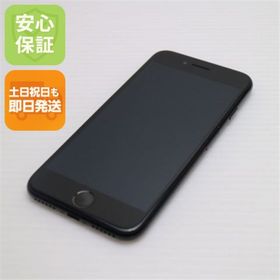 アイフォーン(iPhone)のSIMフリー iPhone7 128GB ジェットブラック M222(スマートフォン本体)