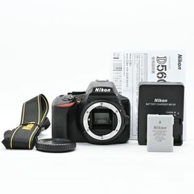 ＜美品＞ Nikon D5600 ボディ｜シャッター6,818枚｜Bluetooth搭載一眼レフ｜2416万画素×バリアングル液晶