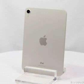 〔中古品〕 iPad mini 第6世代 64GB スターライト MK7P3J／A Wi-Fi【305】