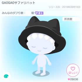 GAOGAOサファリハット | ピグパ(ピグパーティ)のアカウントデータ、RMTの販売・買取一覧