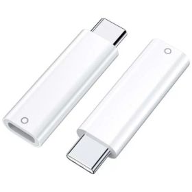 新モデル Apple USB-C - Apple Pencilアダプタ 2個入り 対応iPad第10世代 対応Apple Pencil 第1世代 充電とBluetoothペアリング可能 ペンシル充電用(Type-C充電ケーブル必要ない) 変換アダプタ ライトニングから Type-C 変換 白い