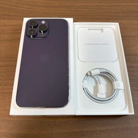 【超美品】Apple iPhone 14 Pro MAXディープパープル 本体