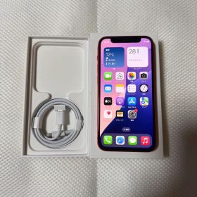 美品 SIMフリー iPhone12mini 128GB レッド