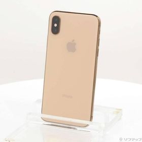 〔中古〕Apple(アップル) iPhoneXS 64GB ゴールド MTAY2J／A SIMフリー〔262-ud〕