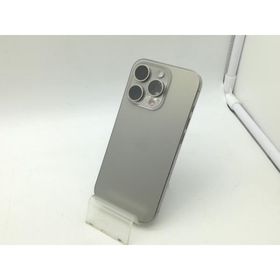 【中古】Apple 国内版 【SIMフリー】 iPhone 15 Pro 1TB ナチュラルチタニウム MTUT3J/A【秋葉本店】保証期間１ヶ月【ランクB】
