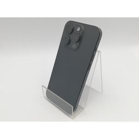 【中古】Apple 国内版 【SIMフリー】 iPhone 15 Pro 128GB ブラックチタニウム MTU73J/A【ECセンター】保証期間１ヶ月【ランクA】