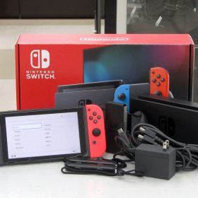 Nintendo Switch (ニンテンドースイッチ) Joy-Con(L) ネオンブルー/(R) ネオンレッド HAD-S-KABAA 任天堂
