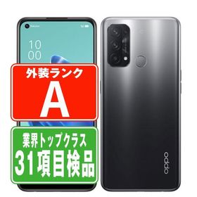 A103OP OPPO Reno5A シルバーブラック SIMフリー ワイモバイル 中古 スマホ 本体 美品 7日間返品OK あすつく a103opbk8mtm