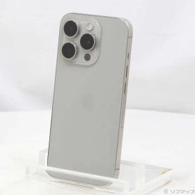 〔中古品〕 iPhone15 Pro 512GB ナチュラルチタニウム MTUK3J／A SIMフリー【371】