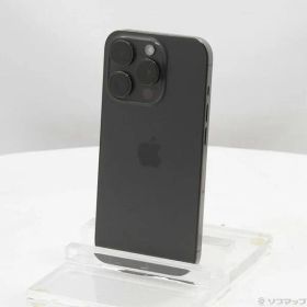 〔中古品〕 iPhone15 Pro 128GB ブラックチタニウム MTU73J／A SIMフリー【377】