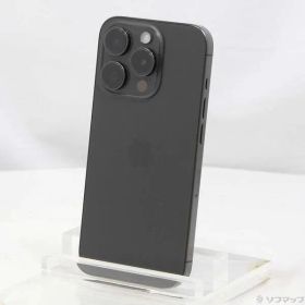〔中古品〕 iPhone15 Pro 128GB ブラックチタニウム MTU73J／A SIMフリー【198】