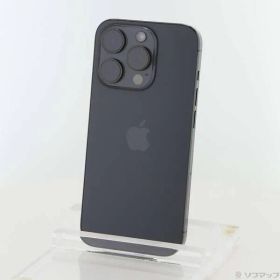 〔中古品〕 iPhone15 Pro 128GB ブラックチタニウム MTU73J／A SIMフリー【276】
