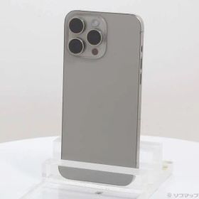 〔中古品〕 iPhone15 Pro Max 256GB ナチュラルチタニウム MU6R3J／A SIMフリー【258】