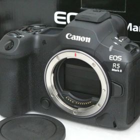 【中古】【極美品】キヤノン EOS R5 Mark II ボディ CA01-R3260-2K3 Canon RFマウント フルサイズ 5軸手ブレ補正 EVF 中古