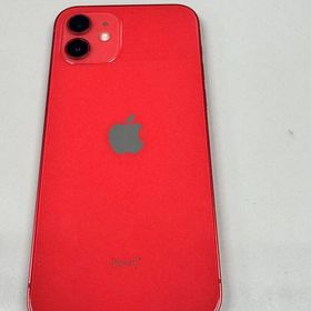 【モバイルBOX】極美品 電池80％ SIMフリーiPhone12 128GB レッド
