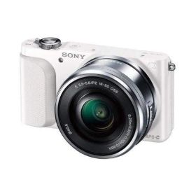 ソニー SONY NEX-3N パワーズームレンズキット ホワイト NEX-3NL W SDカード付き