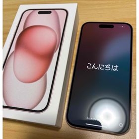 アイフォーン(iPhone)のiPhone 15 ピンク 128GB SIMフリー(スマートフォン本体)