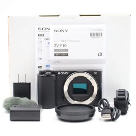 ■シャッター数1513枚！極上品■ SONY VLOGCAM ZV-E10 ブラック ボディ ミラーレス一眼カメラ ソニー