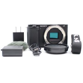 ■シャッター数100枚！新品同様■ SONY VLOGCAM ZV-E10 ブラック ボディ ミラーレス一眼カメラ ソニー
