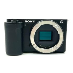 【全額返金保証】【最速発送】Sony デジタル一眼 VLOGCAM ZV-E10 ボディ [ブラック] ブラック 美品 動作確認済