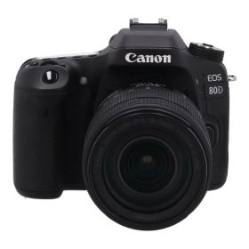 中古 デジタル一眼レンズキットCanon キヤノン EOS 80D 18-135 レンズキット 381024002325コンディションランク【B】（商品 No.67-0）