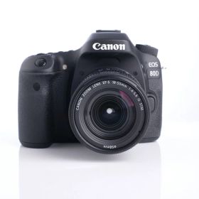 【中古】 (キヤノン) Canon EOS 80D/EF-S18-55 IS STM レンズキツト【中古カメラ デジタル一眼】 ランク：B
