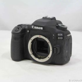 【中古】Canon(キヤノン) EOS 80D ボディ ブラック 【344-ud】