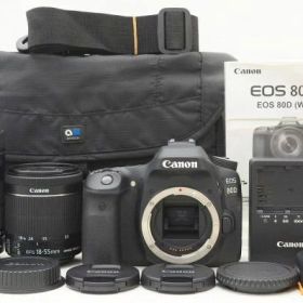 【中古】 『極美品』 Canon EOS 80D ダブルズームキット / Canon / キャノン / デジタル一眼 / ダブルレンズキット
