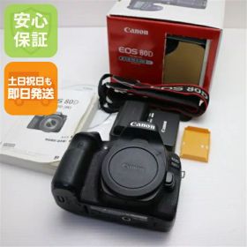 【中古】 良品中古 EOS 80D ボディ ブラック 中古 Canon 土日祝発送OK