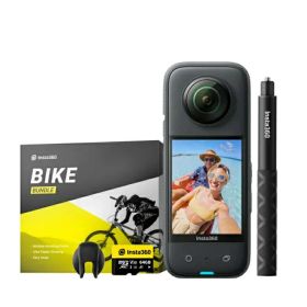 インスタ360 Insta360 カメラ Insta360 X3 自転車撮影セット Insta360 X3+bicyclekit 7200万画素 360度写真 手ブレ補正 タイムプラス 8K 防水 IPX8 自撮り【ご自宅配送限定】‥