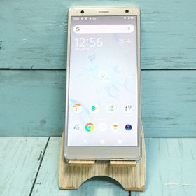 au SOV37 SONY Xperia XZ2 64GB リキッドシルバー ホワイト 738