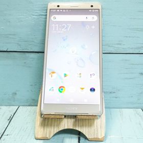 au SOV37 SONY Xperia XZ2 64GB リキッドシルバー ホワイト 126