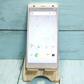 au SOV37 SONY Xperia XZ2 64GB リキッドシルバー ホワイト 287