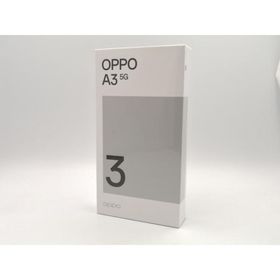 【未使用】Oppo ymobile 【SIMフリー】 OPPO A3 5G 4GB 128GB パープル【ECセンター】保証期間３ヶ月