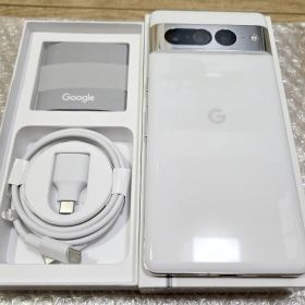 美品 Google Pixel7 Pro 128GB スノー 公式SIMフリー
