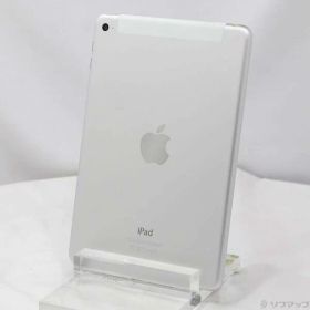【中古】Apple(アップル) iPad mini 4 16GB シルバー MK702J／A auロック解除SIMフリー 【276-ud】