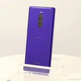 【中古】SONY(ソニー) Xperia 1 64GB パープル SO-03L docomoロック解除SIMフリー 【198-ud】