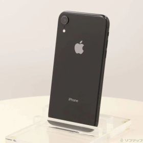 〔中古品〕 iPhoneXR 64GB ブラック MT002J／A SIMフリー【258】