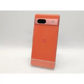【中古】Google au 【SIMフリー】 Pixel 7a コーラル 8GB 128GB G82U8【大須アメ横】保証期間1ヶ月【ランクB】